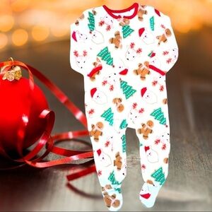 Nwot Carter’s Just One You Size 3T One Piece Christmas Footie Pajama